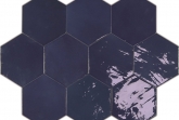 Wandtegels 13x13 - Zellige Hexa Cobalt - Glossy