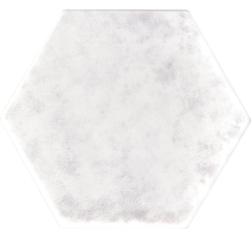 Hexagon tegels - Esamarine Bianco - Glossy