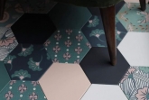 Hexagon vloertegels - Good Vibes White - Mat