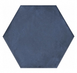 Hexagon vloertegels - Nuance Exa Blu - Mat