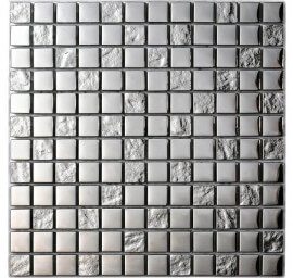 Glas Mozaiek - Luxury Silver
