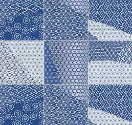 Portugese tegels - Kintsugi Japan-Mix Blue