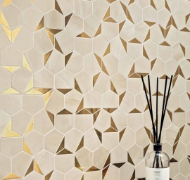 Hexagon tegels - Nolita Ambra Esagona Triangoli