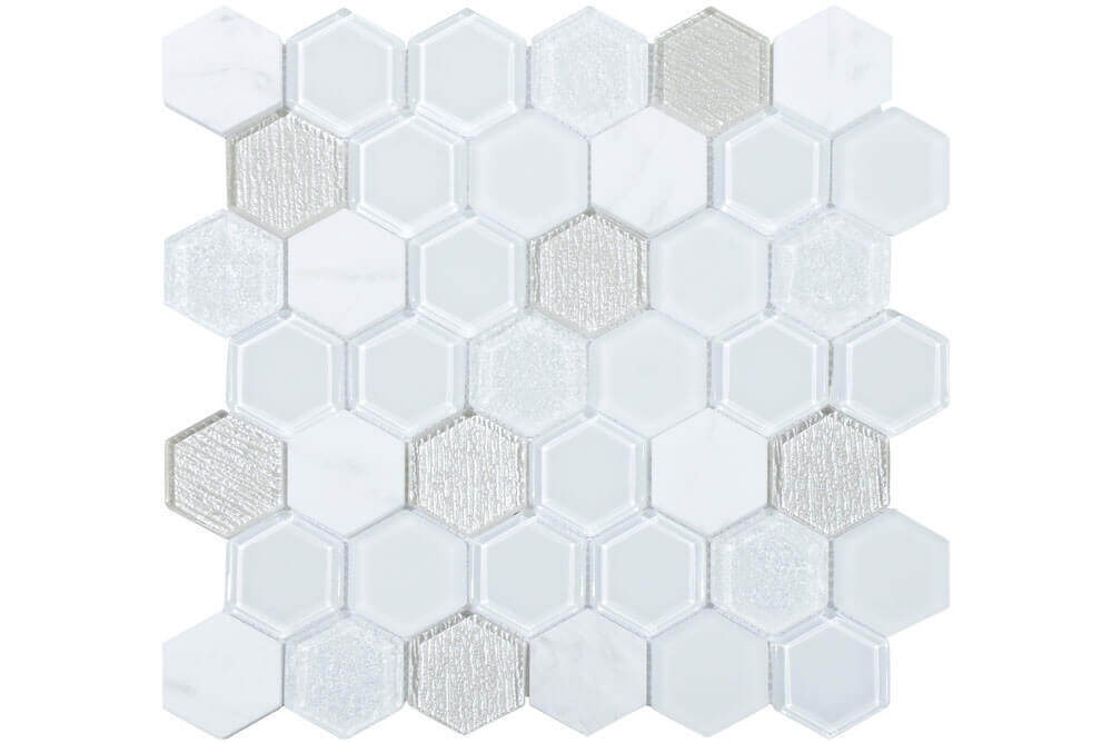 Hexagon tegels wit - Tour White