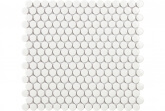 Ronde tegels - Penny White Gloss