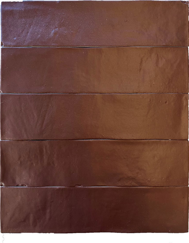 Visgraat tegels - Provence Chocolat - Mat
