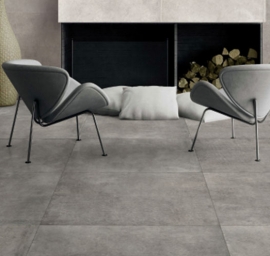 Vloertegels betonlook 30x60 cm - Materia Tortora