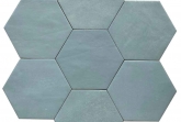 Hexagon tegels - Hexa Off Blue - Mat
