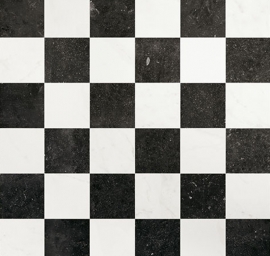 Zwarte tegels - Concert Chess Mosaico