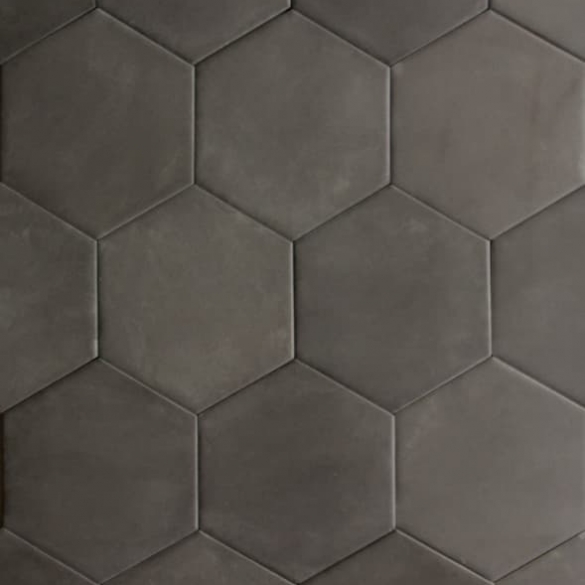 Hexagon tegels - Nuance Exa Tabacco - Mat