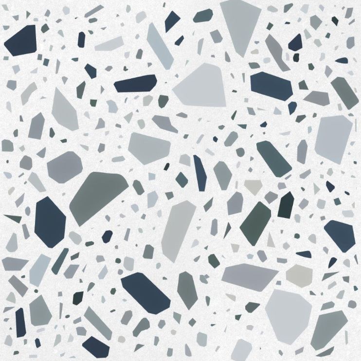Wandtegels 20x20 - Confetti Bianco Petrolio