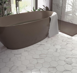 Keramische vloertegels - Marble Line Hexagono Ducale - Mat