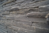 Natuursteen strips - Black Slate Stone Panels - Skinn Face 