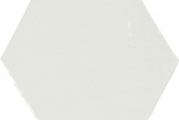 Wandtegels 10x10 - Zellige Hexa White - Glossy