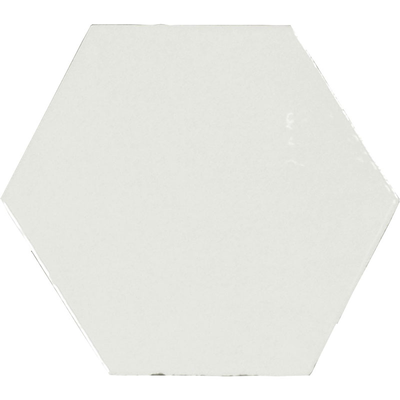 Hexagon tegels wit - Zellige Hexa White - Glossy