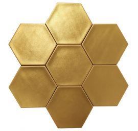 Hexagon tegels goud - El Dorado Hexagon - Glossy
