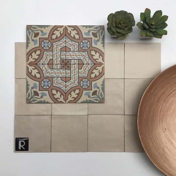 Marokkaanse tegels - Atelier Taupe - Mat
