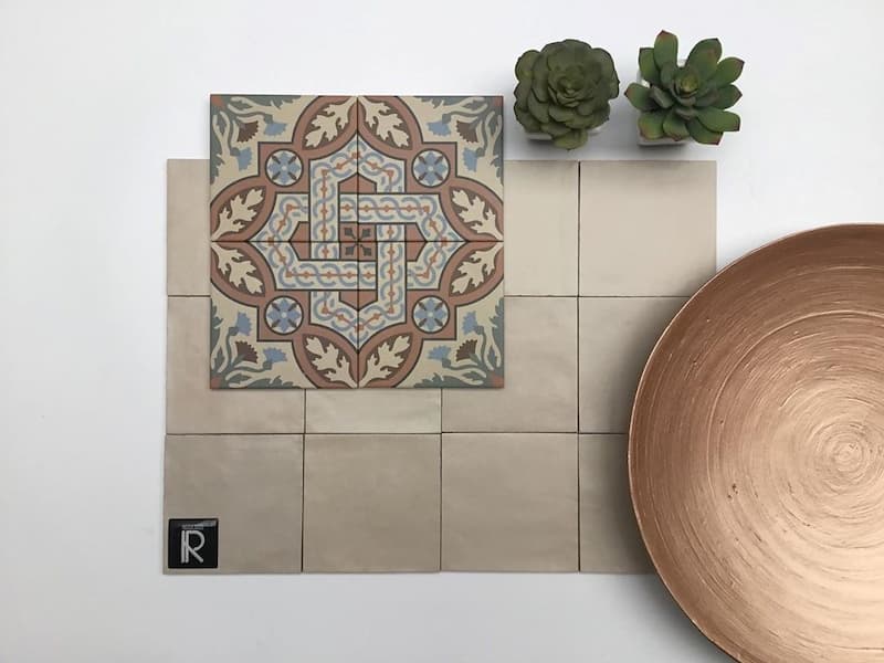 Marokkaanse tegels - Atelier Taupe - Mat
