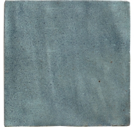 Blauwe tegels - Sahn Aqua - Mat