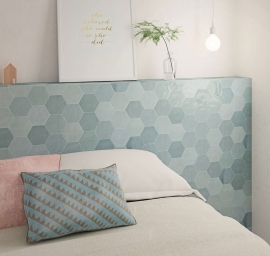 Hexagon tegels - Zellige Hexa Aqua - Glossy
