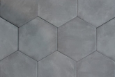 Hexagon vloertegels - Nuance Exa Ferro - Mat