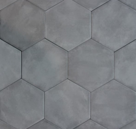 Hexagon tegels - Nuance Exa Ferro - Mat