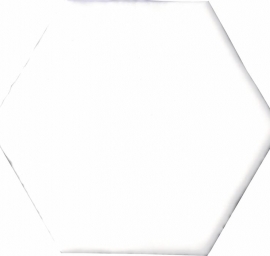 Tegels 10x10 - Manual Exagono Blanco - Glossy