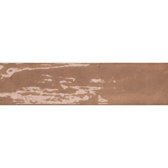 Bruine wandtegels - Aqua Brown - Glossy