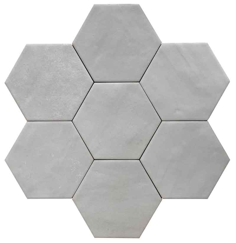 Tegels 10x10 - Hexa Off Grey - Mat