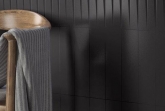 Zwarte wandtegels - Stripes Liso XL Graphite - Mat