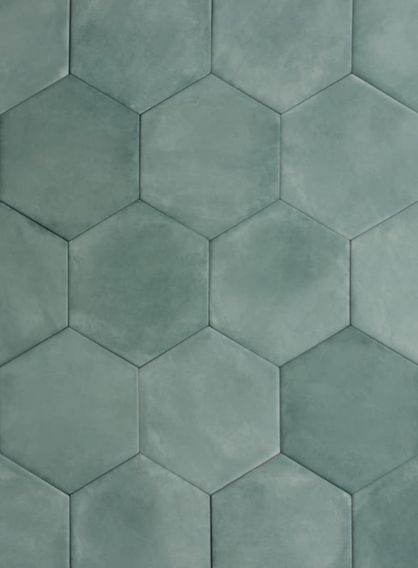 Hexagon tegels groen - Nuance Exa Salvia - Mat