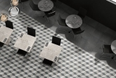 Taupe vloertegels - Hex25 Traffic 3D Cube - Mat
