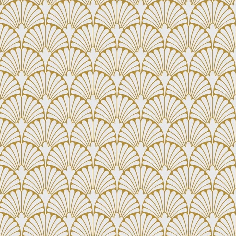 Gouden tegels - Art Deco White Manhattan - Mat