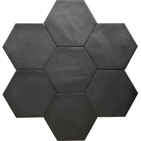 Hexagon tegels zwart - Hexa Off Graphite - Mat