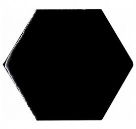 Hexagon tegels zwart - Manual Exagono Negro - Mat