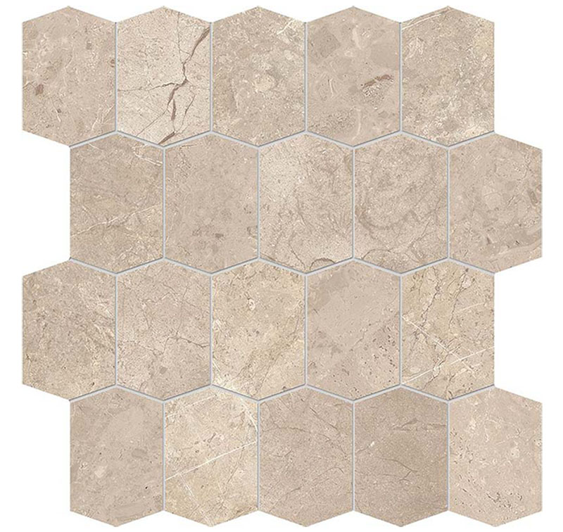 Velvet - Velvet Almond Mosaico Hexagon