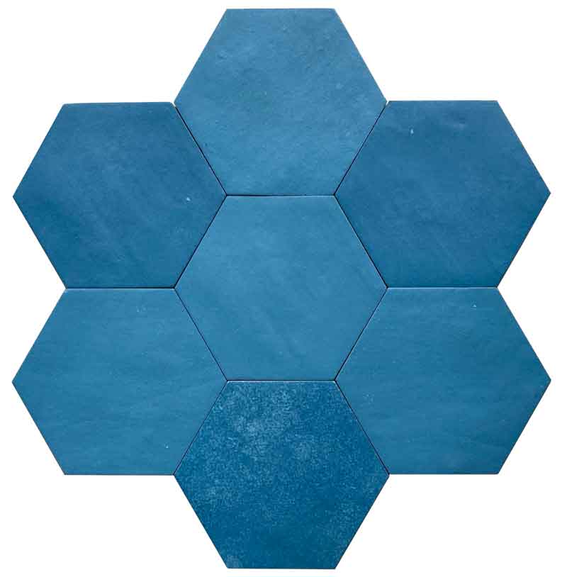 Hexagon tegels - Hexa Off Dark Blue - Mat