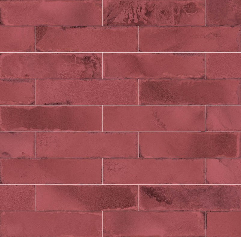 Roze tegels - Luca Granate - Glossy