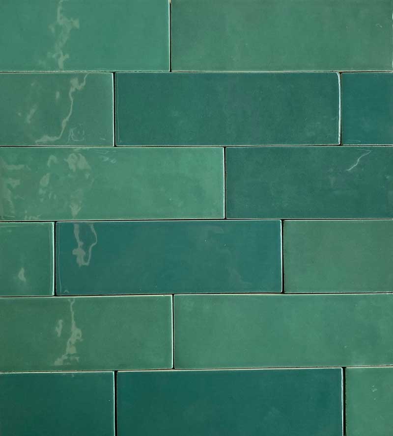 Visgraat tegels - Safi Emerald