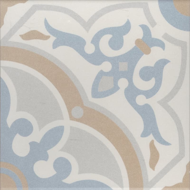Bruine vloertegels - La Madeleine Geatine Bleu - Mat
